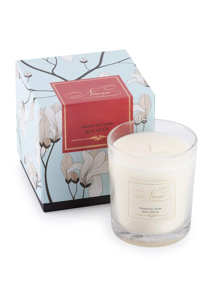 Niana Red Spice Luxury Scented Soy Candle