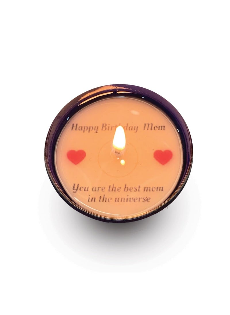 Divine Senses Secret Message Scented Candles Aromatherapy Unique Calligraphy Brush Art Natural Soy Wax Customization Available 40h Burning Lily Rose Sandalwood
