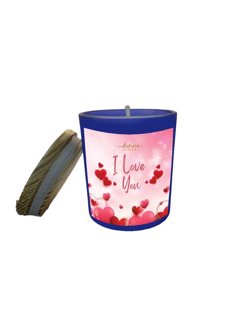 Divine Senses Scented Candles Secret Message Candles for Your Loved Once Natural Soy Wax Candle Highly Fragrance Customization Available 40h Burning Rose Sandalwood Fresia