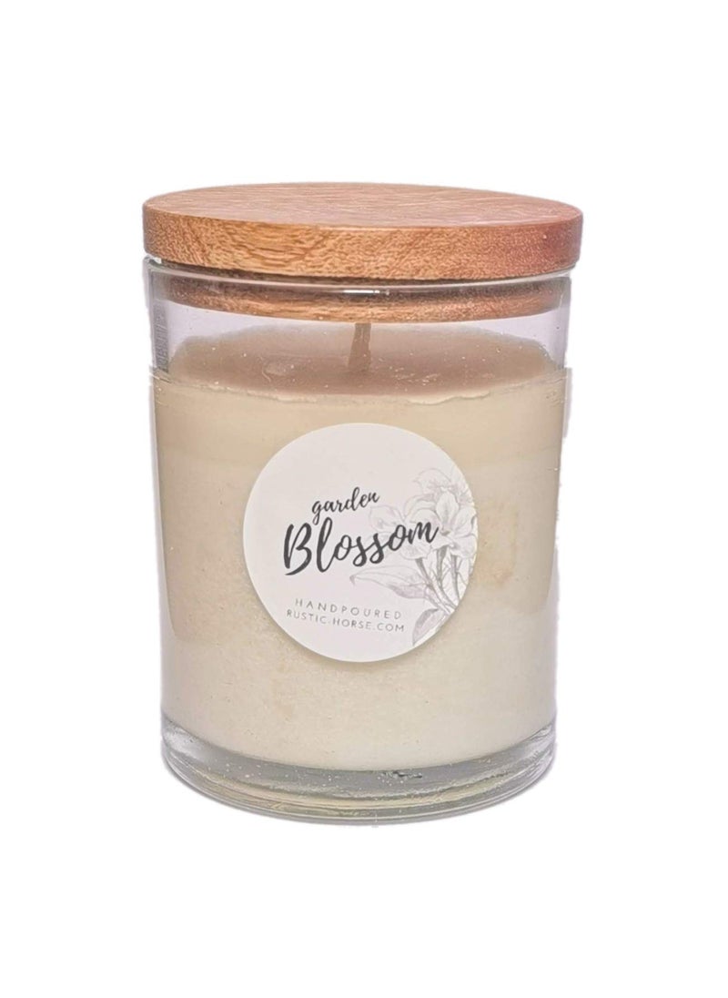 Garden Blossom Soy Wax Scented Jar CandleMinimalistic Candle Styles