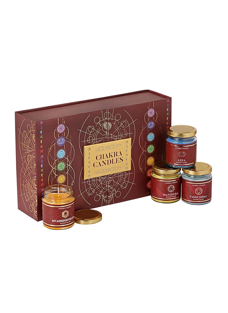 PROSPERRO LUMO by Parkash Candles Chakra Candles Set of 7 Scented Scented 7 Jar Candle