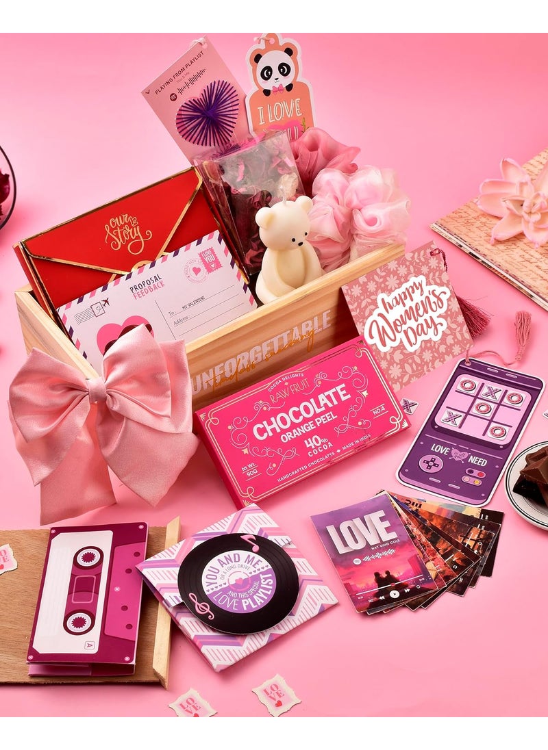 HyperFoods Womens Day Gifts Womens Day Gift Hamper Gift For Her Gift For Mom Mothers Day Gift Womens Day Gift Box Happy Womens Day Gift Womens Day Gift For Ladies Womens Day Hamper Gift Pack