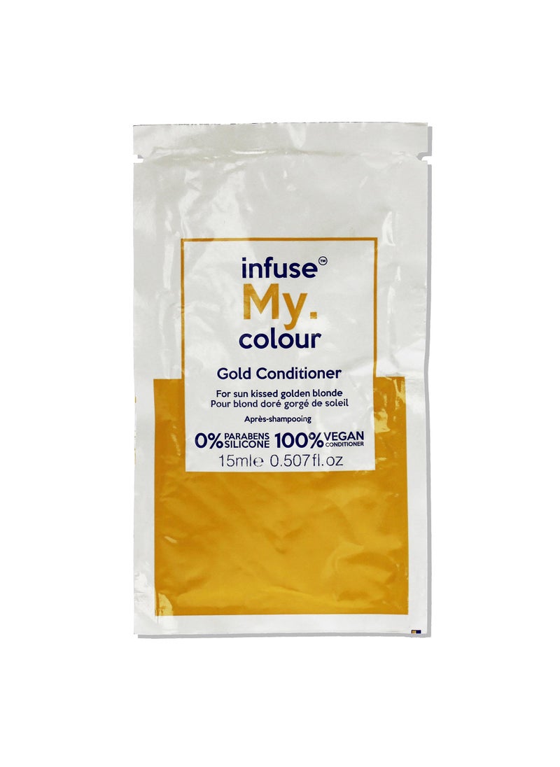 infuse my. colour Gold Conditioner Unisex 15 ml