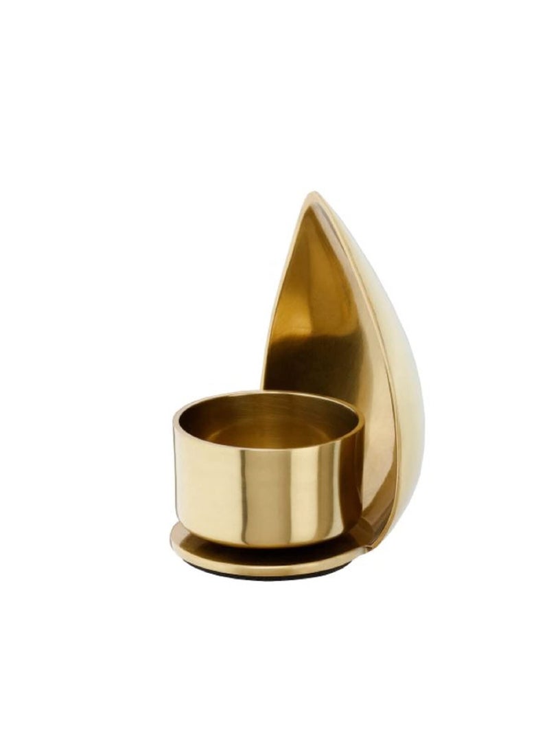Graidient span ikeaAROMATISK Tealight Holder GoldColour10 cm 4