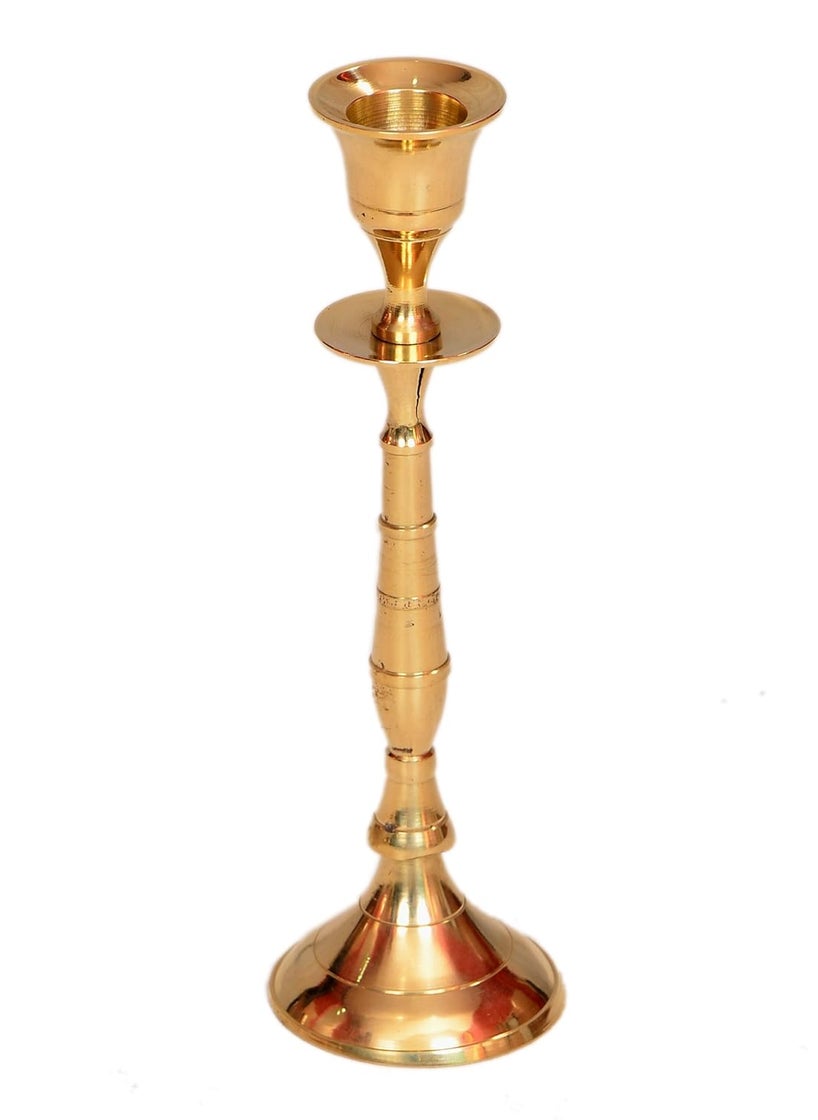 EHandicrafts Brass Candle Stand Shamadan 75inch