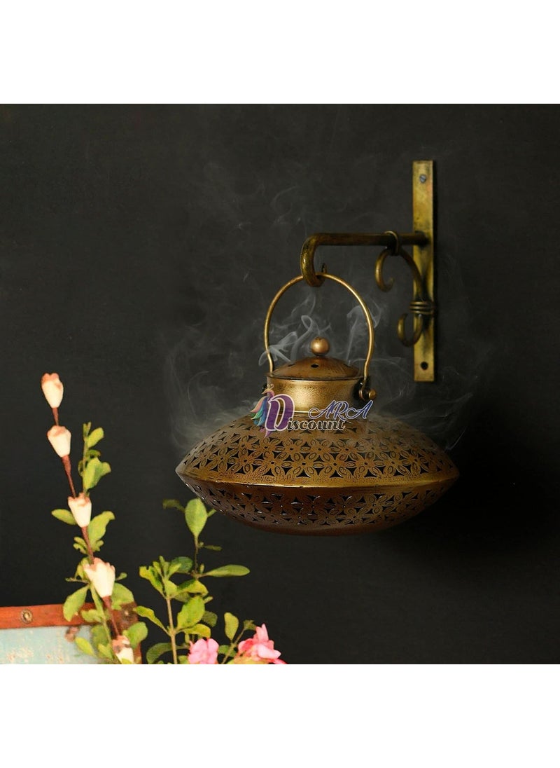 Discount ARA Antique Degchi Style Dhoop and Tealight Candle Holder for Wall Hanging Home Decor Items for Living Room Candle Holders Candle Stand Wall Hanging for Living Room
