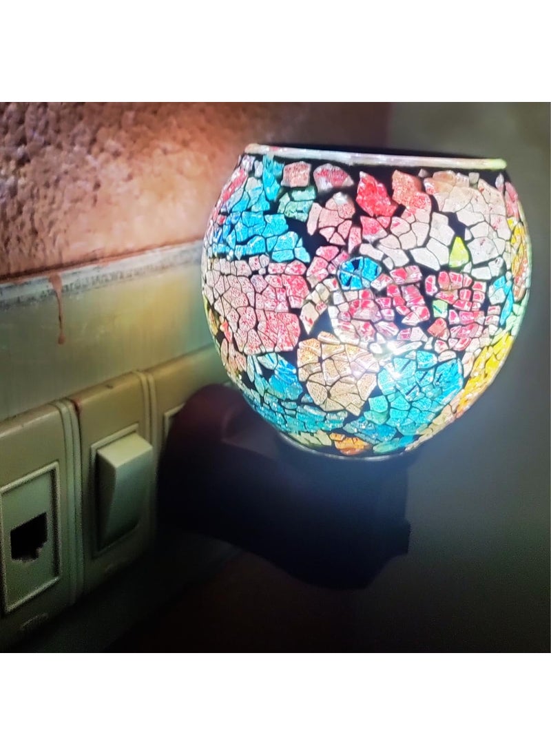 SuNZita Multipurpose Electric Kapoor DaniCeramic Night lamp Aroma Burner Electric Incense Essential Oil Burner HolderElectric Kapur BurnerElectric Dhoop DaniDhoop Dani Pooja for Home