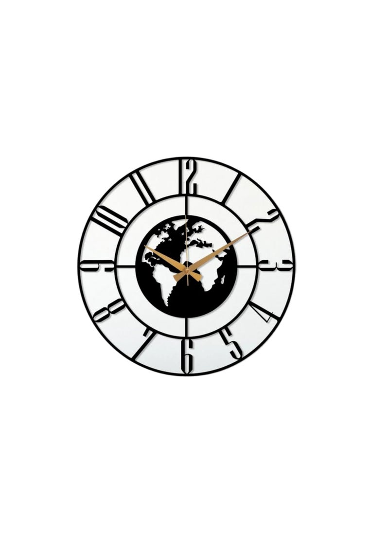 Reyox Material Metal Wall Clock Big Size Wall Clock Modern Clocks for Living Room Stylish Wall Clocks for Home Antique Big Size Modern Wall Watch for Home DecorBlack40 cm DA125