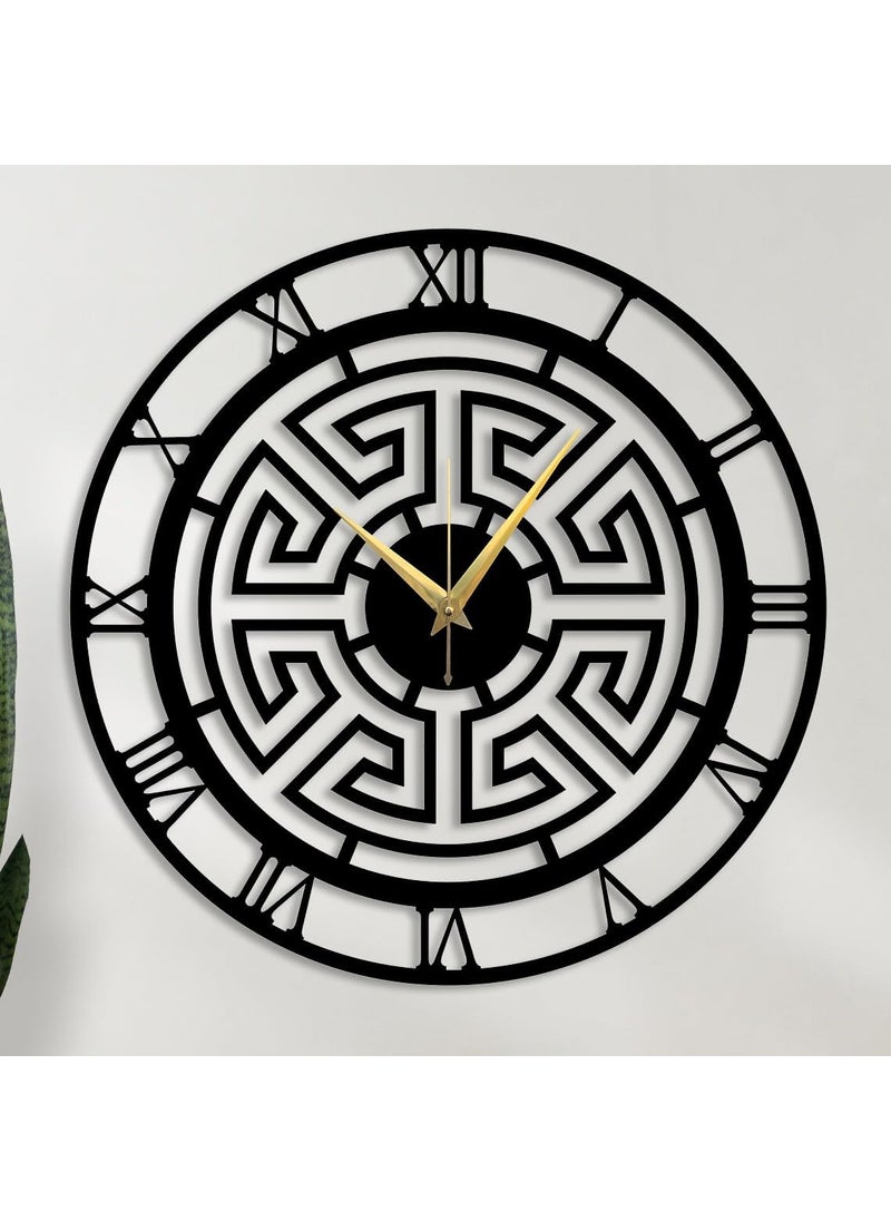 Reyox Material Metal Wall Clock Big Size Wall Clock Modern Clocks for Living Room Stylish Wall Clocks for Home Antique Big Size Modern Wall Watch for Home DecorBlack40 cm DA58