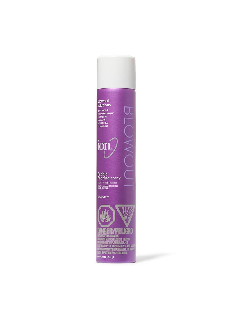 ion Flexible Hair Spray Humidity Resistant Quick Drying Lasting Shine 10 oz