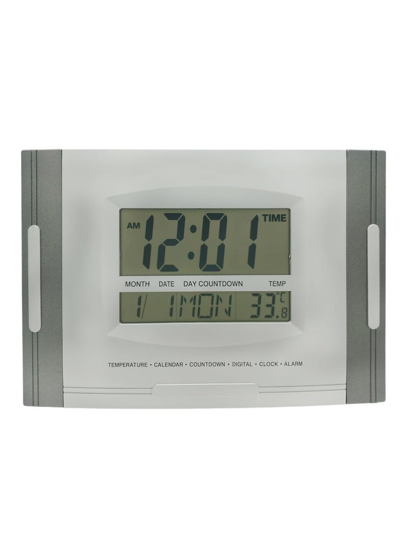 NXZ Digital Wall Clock Table Desk Clock Function with Calander and Tempreature Alarm for Home and Office 3809N