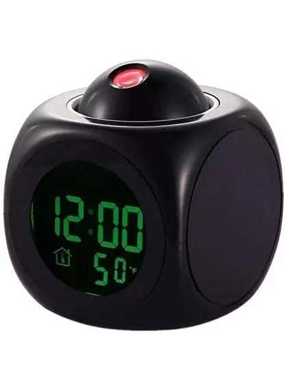 WOLTAX Digital LCD Talking Alarm Clock with Projector