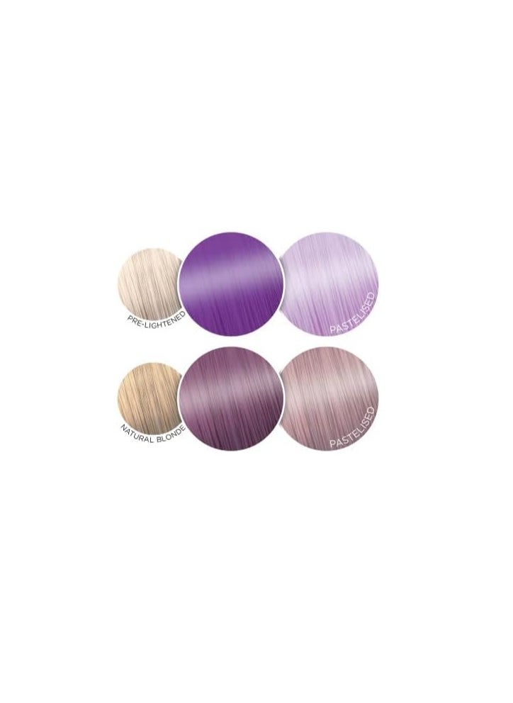 Freedom 150ml Mystic Purple Semi Permanent Hair Colour Ultra Vibrant Vegan Friendly Colour Mask with Shine Booster Complex  Ammonia Free Colour Lasts Up To 6-10 Washes
