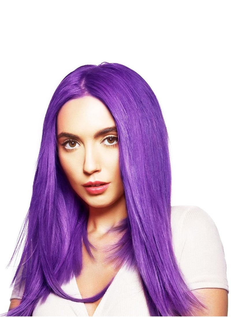 Freedom 150ml Mystic Purple Semi Permanent Hair Colour Ultra Vibrant Vegan Friendly Colour Mask with Shine Booster Complex  Ammonia Free Colour Lasts Up To 6-10 Washes