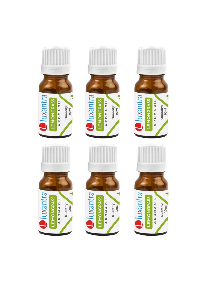 Luxantra Aroma Oil Lemongrass Fragrance 6 Pcs