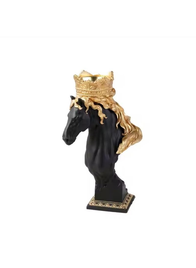 Rhyhorn Incense Burner Bowl Horse Shape Bakhoor Charcoal Incense Burner Candle Holder for Home Office Bedroom Decoration RY01