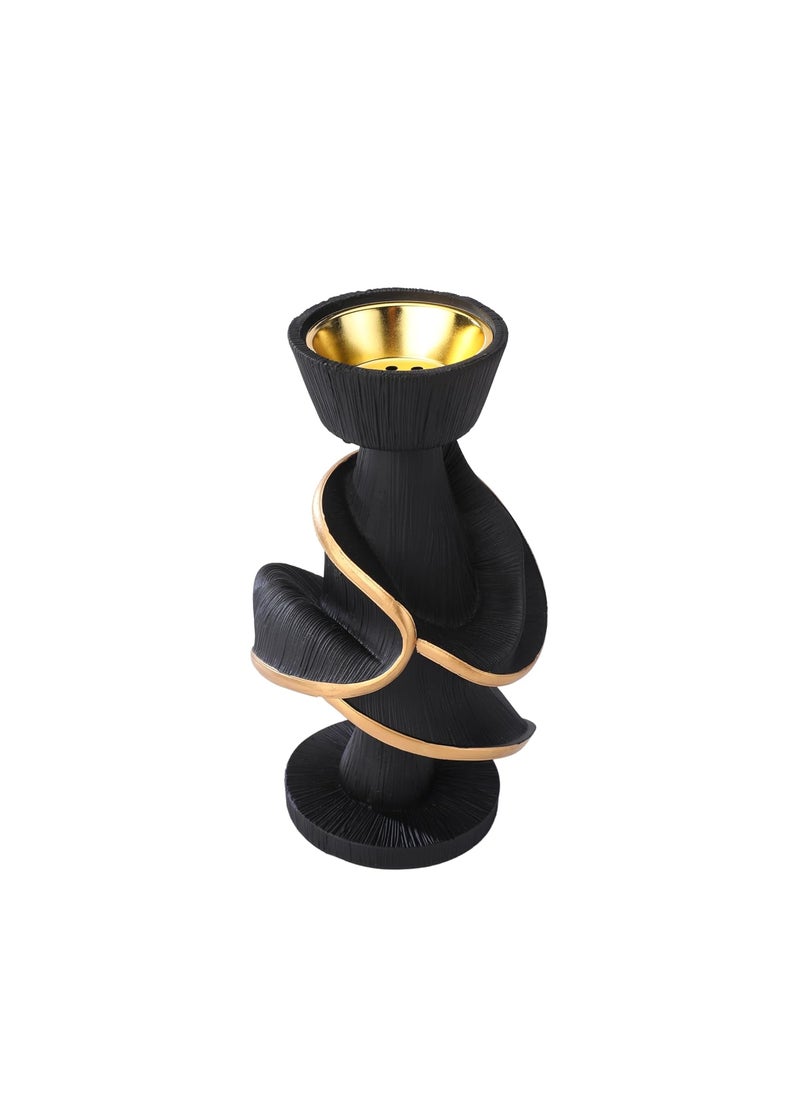 Earwig Metal Incense Burner Incense Burner Holder for Home Office Spa Teahouse Home Decoration Aroma Diffuser Dhoop Dani Pot for Purifying Guggal Dhoop Burner for Puja for Home Mandir EW02