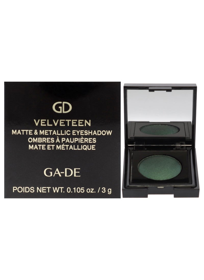 GA-DE Velveteen Metallic Eyeshadow Mono, 205 - Pearl Infused, Shimmer Eye Makeup - Silky-Soft, Densely Pigmented, Seamless Blend - 0.105 oz