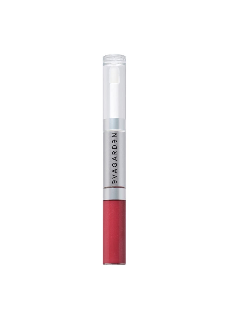 EVAGARDEN Ultra Lasting Lipstick - With Moisturizing Gloss - Long Wear, Perfect Adherence and Color Diffusion - Fast Drying and No-Transfer Effect - Non-Sticky Finish - 710 Watermelon - 0.13 oz