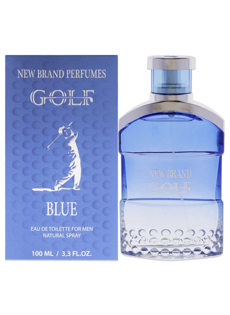 New Brand Perfumes New Brand Golf Blue Men EDT Spray 3.3 oz