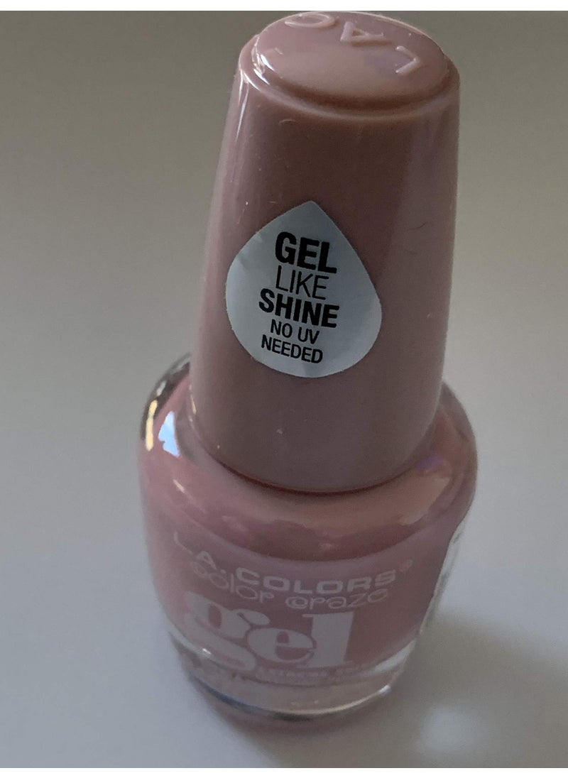 L.A. COLORS Nude Gel Polish, Dusty Rose CNL413