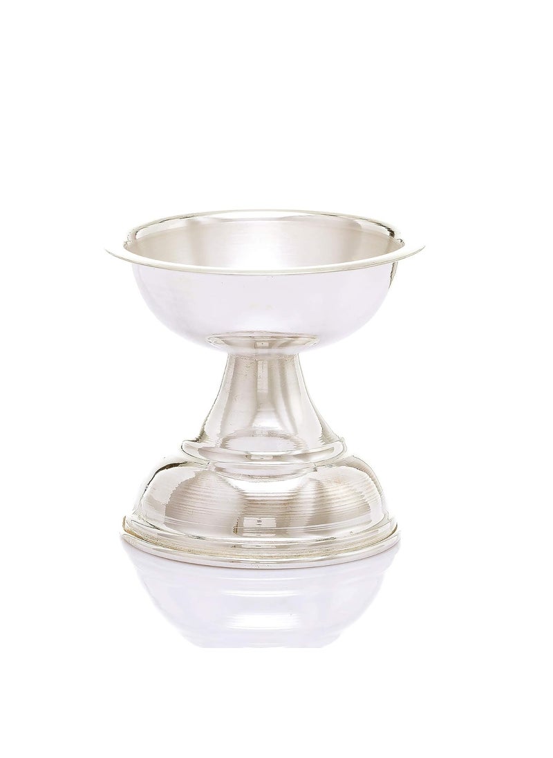 I JUELS LIVE THE EMOTIONS fine Silver high Polish Diya Deepak deepam Pure Silver BIS hallmarked and Certified IJSD001