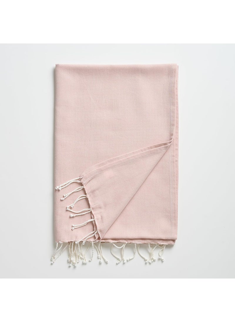 KITES CREATIONS 100 Cotton Beach Towel FOUTAThrow Towel for Daily useBeachPoolSpaYoga 40X79 100X200 CM Cloud Rose