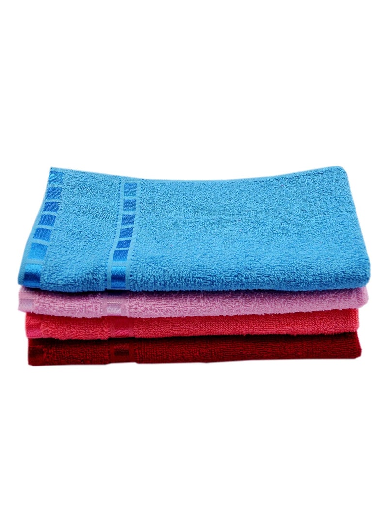 Space Fly Cotton Hand Towel Gym Towel for Men Workout Soft Towel Small Towel for Face and Hand Face Towel for Women Hand Towel Set of 4 Size 30 x 45