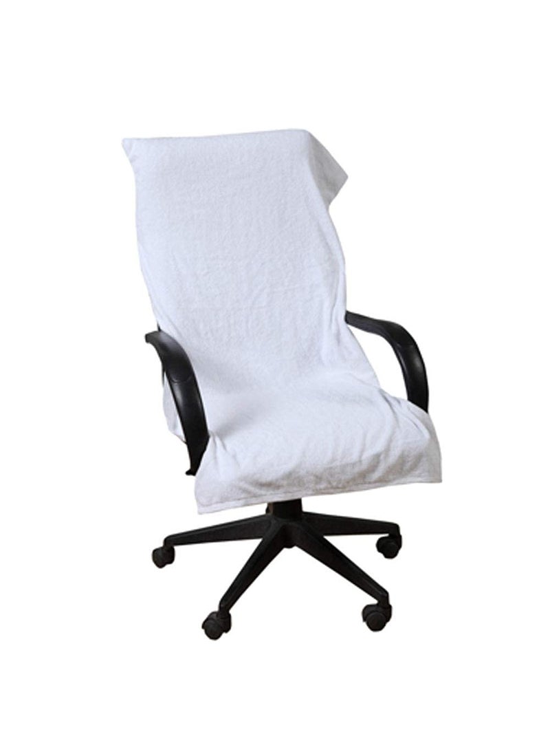 LRSDAA 100 A Cotton Madison 350 GSM Ocean Bath Towel 135 x 68 cm Large Size Bath Towel Soft Plush Absorbent Quick Dry FadeResistant Face Towels Gym Spa Salon Towel White Chair Towel