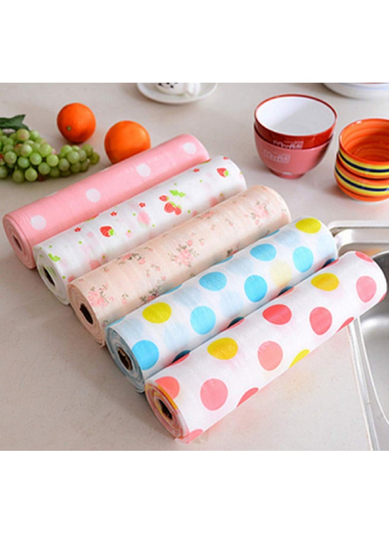 SYJBUH Printing Antibacterial Cabinet Plastic Foam Household Wardrobe Moisture Drawer Pad Waterproof NonSlip Paper Kitchen Cupboard Liners Roll Mat30x300 Set of 3