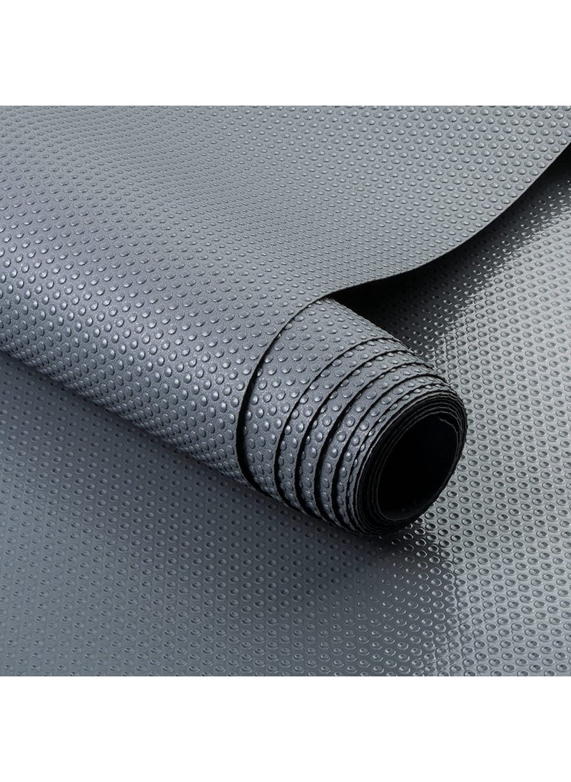 Primelife Multipurpose Super Strong EVA AntiSlip Bathroom Cabinet Drawer Shelf Mat Liner Sheets Roll Fridge Mat Table Mat DotMetallic Grey 60cm X 500cm5mtr