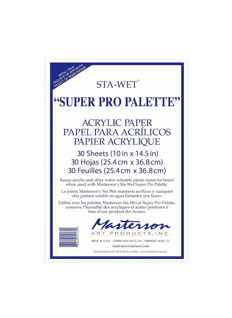 Masterson Art Products 12161 Super Pro Acrylic Film Refill Pack