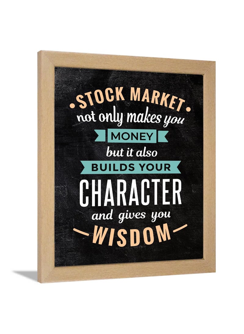 Chaka Chaundh Trading Quotes Wall Frames Stock Market Quotes Wall Frames Share market quotes frames Finance Quotes Wall Frames Money Quotes Wall Frames 14 X 11 Inches