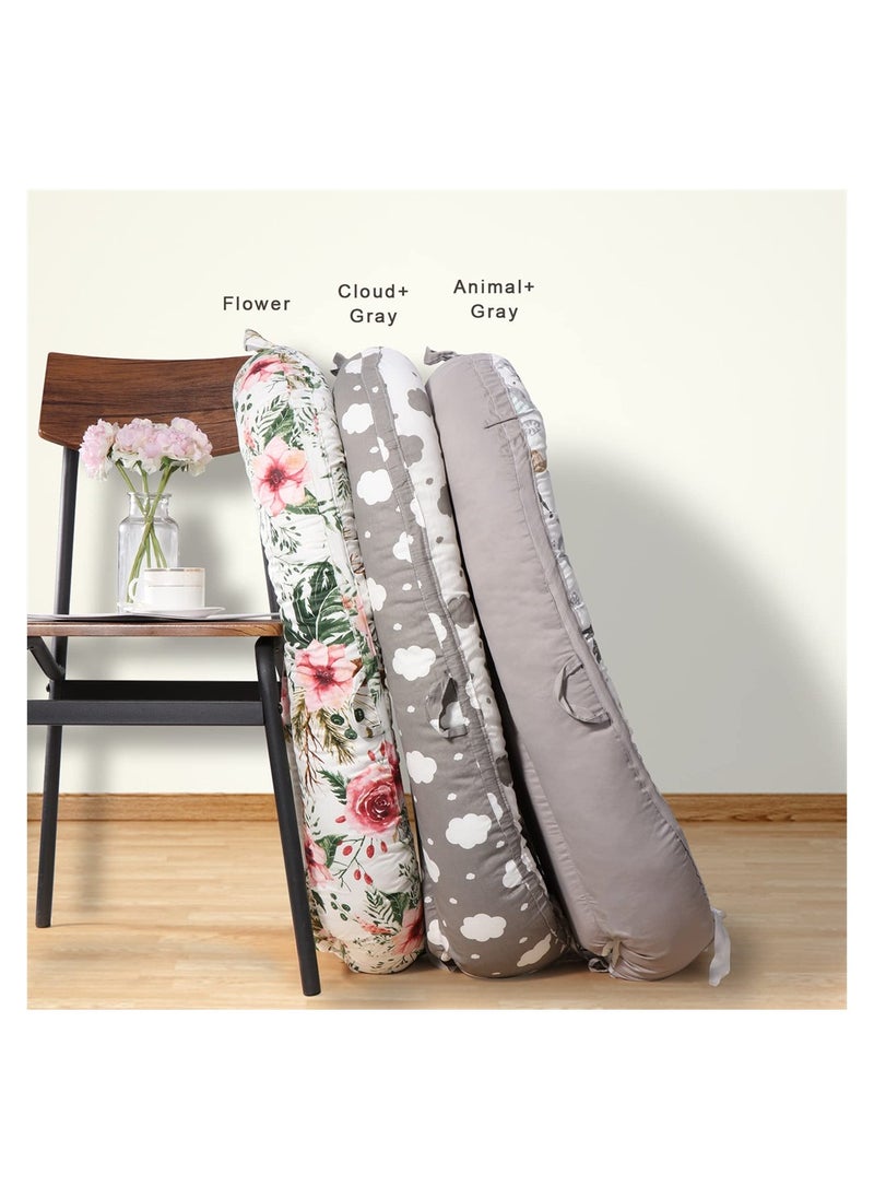 Organic Cotton Baby Nest Cover and Lounger Portable Travel Mattress Protector for Newborns and Infants Lightweight Design