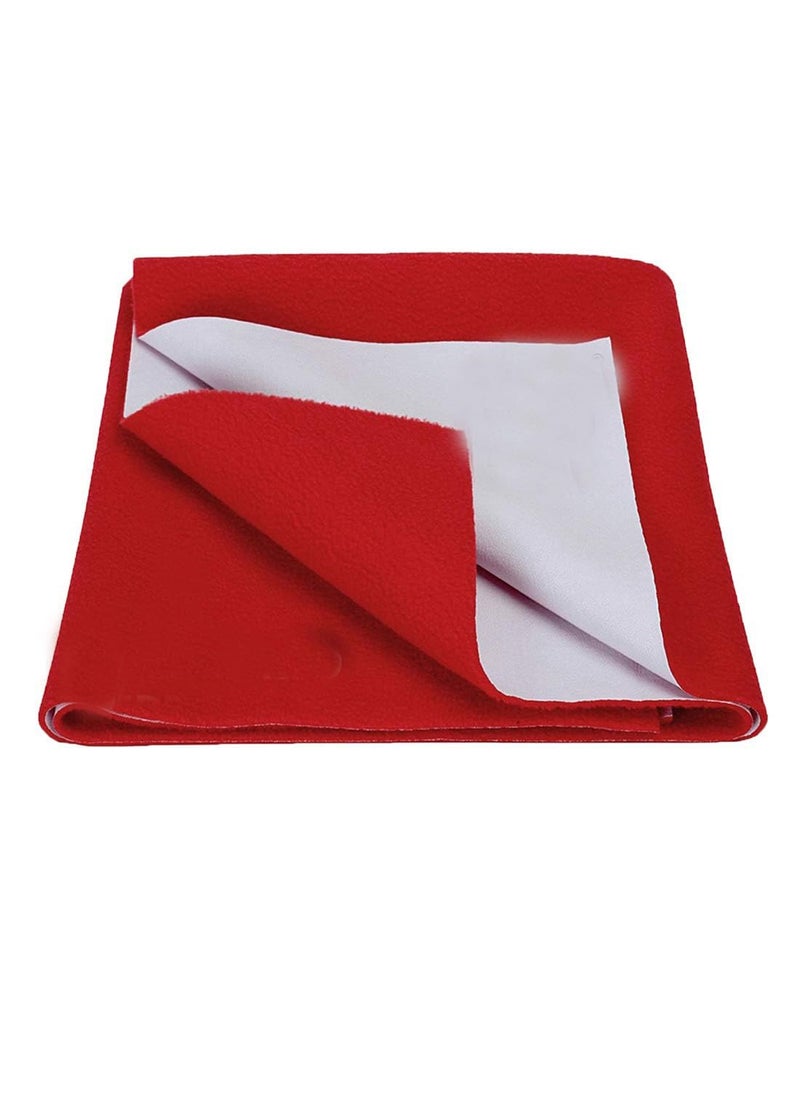 IVAZA Waterproof Quick Dry Sheet for Baby Bed Pad AntiPiling Fleece Extra Absorbent Washable Matress Protector Baby Bed Protector Sheet for Toddler Children Large 140cm X 100cm