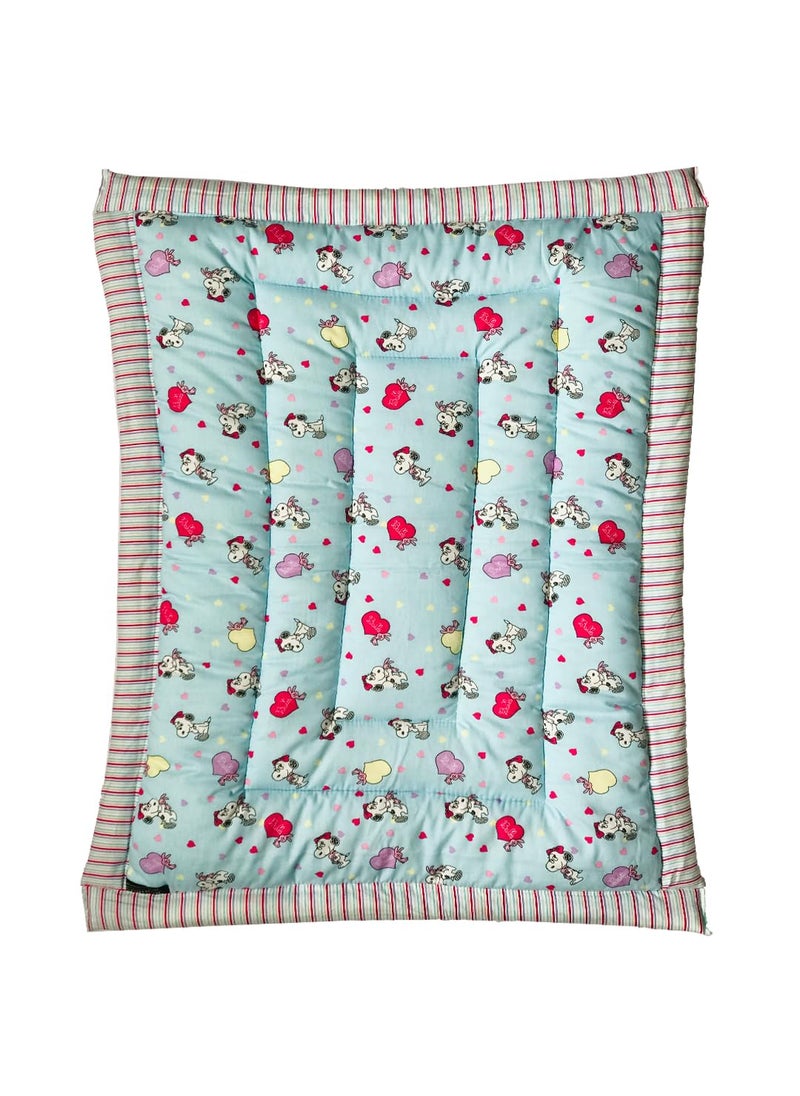 RURIBOSY Bedding Mattress for Cotton Baby Sleeping Bed Set Godari Baby Cradle Bed Sleeping Mat Multi Purpose Cushioned Bed Made with Pure Cotton MultiSize Super King