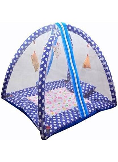 Bezzilish Home Bedding Set with Foldable Mattress Mosquito Net and Pillow Net Bed AC Blanket Wrapper Baby Hooded Blanket Baby Bath Towel Pack of 1