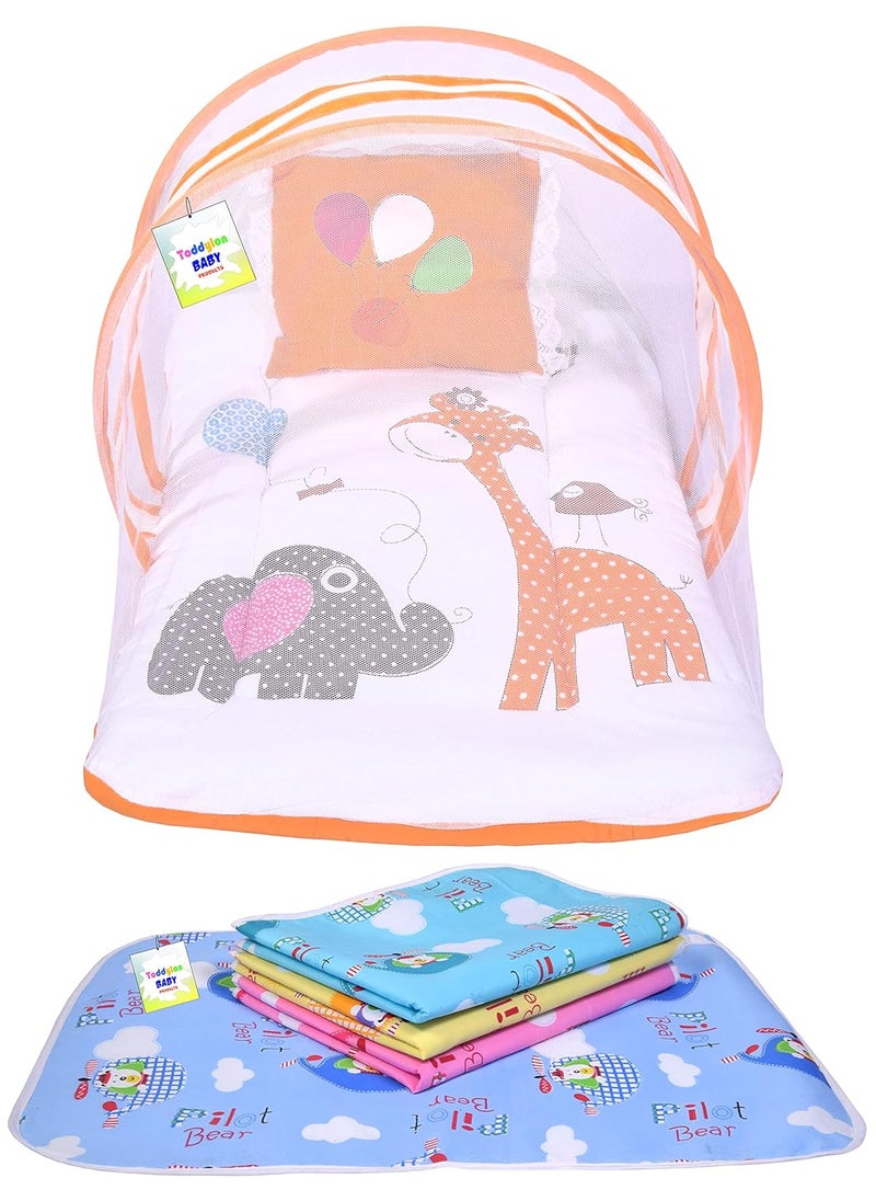 Toddylon Baby Bed New Born Baby Sleeping Bag Bedding Set Mattress Carry Bag Sleeping Essential Carry Nest Nappy Changing Sheets Infants Boys Girl 06 Months 2PCS Set