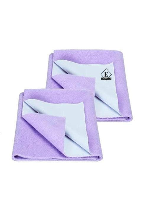 Edenwald Quick Dry Sheet for Babys Extra Absorbent Fast Dry Sheet Bed Protector Waterproof Mattress Protector Underpad Sheet Pack of 1 XL 140x200 Purple