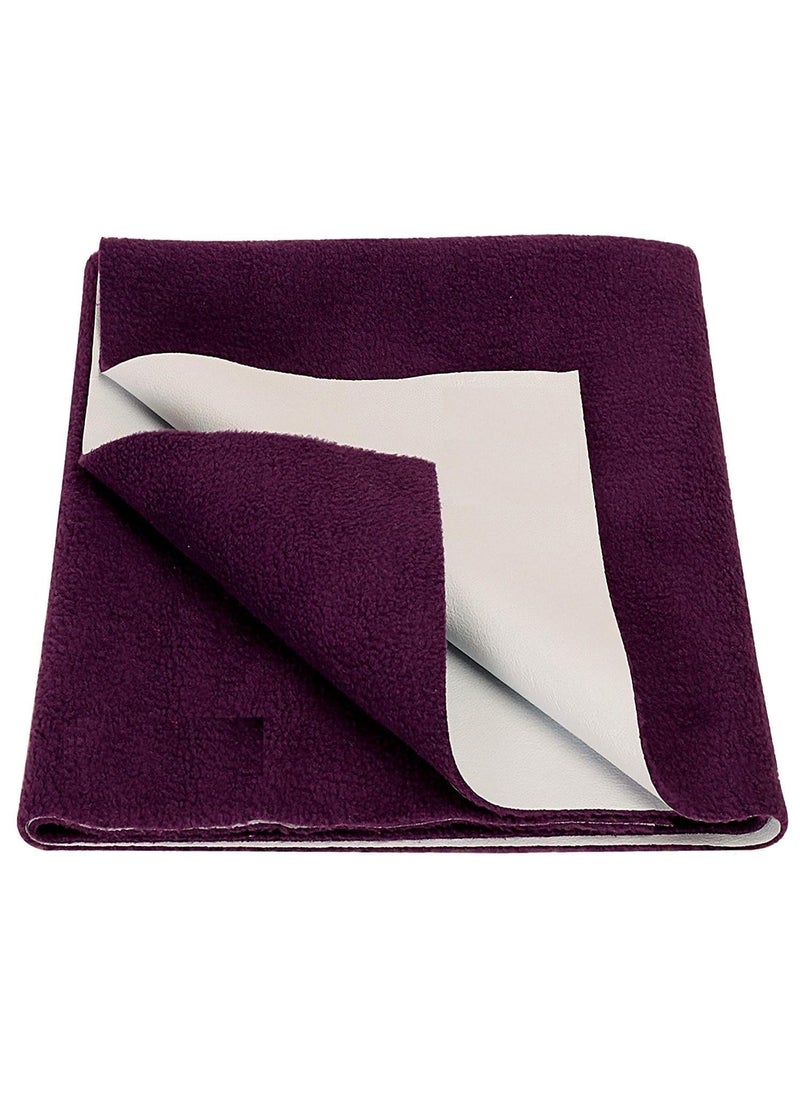 Edenwald Waterproof Quick Dry Sheet for Baby quick dry sheet Plum_XLarge 200cm x 140cm