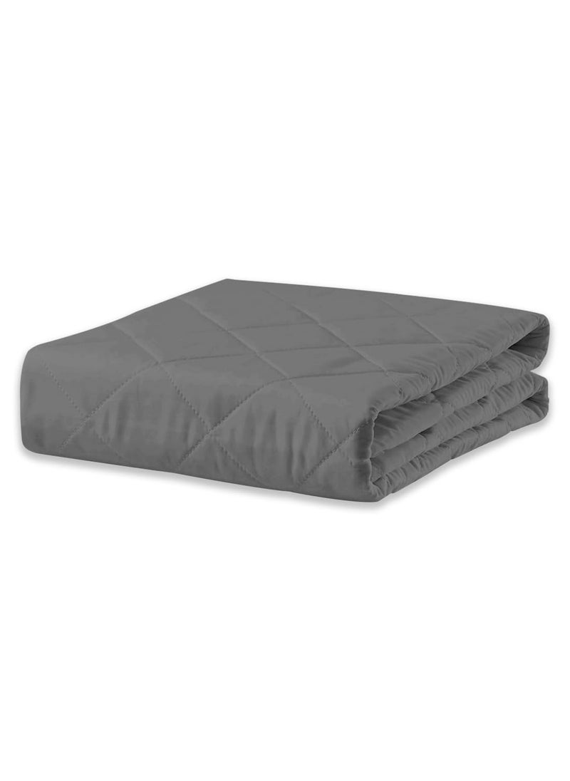 ADBENI HOME Quilted Cotton Extra Absorbent Quick Dry Sheet for Baby Baby Bed Protector Waterproof Baby Sheet Cot Sheet Crib Sheets Crib Mattress Protection Toddler Bedding Medium 100x65cm Grey