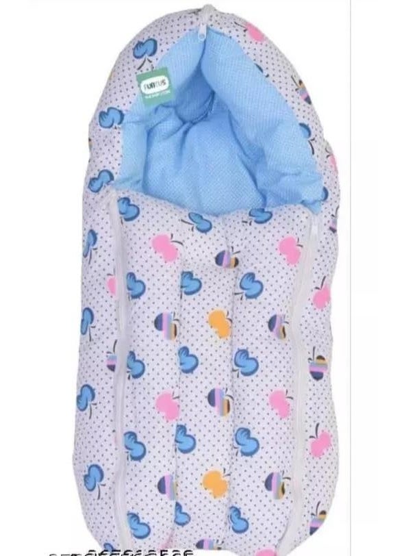 Bezzilish Home 0_6 Month New Born Baby Unisex Cotton Carry Bag 3 in 1 Baby Bed Carry nest for Infant teady Girafe Special for New Born Baby 0 to 6 Month Multicolor_07