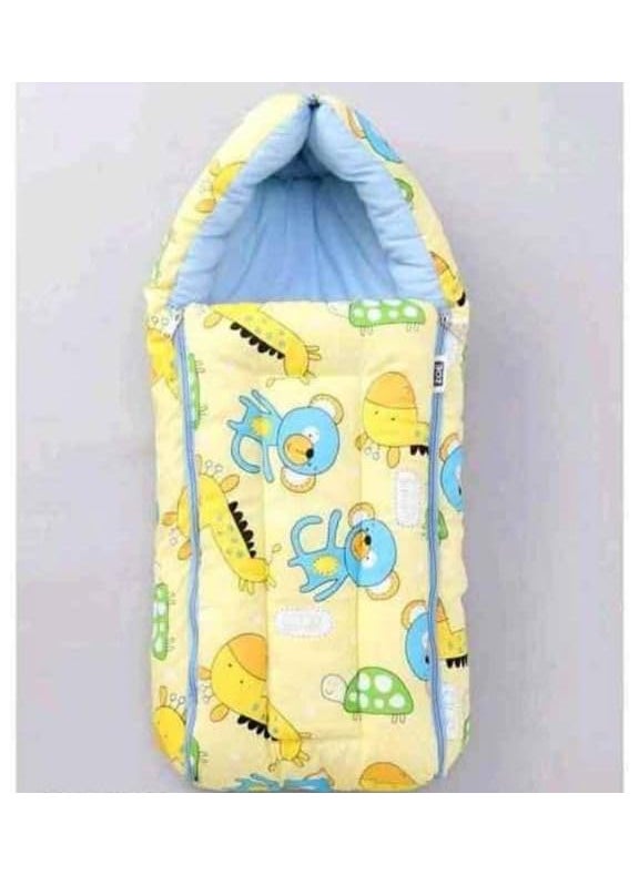 Bezzilish Home 0_6 Month New Born Baby Unisex Cotton Carry Bag 3 in 1 Baby Bed Carry nest for Infant teady Girafe Special for New Born Baby 0 to 6 Month Multicolor_04