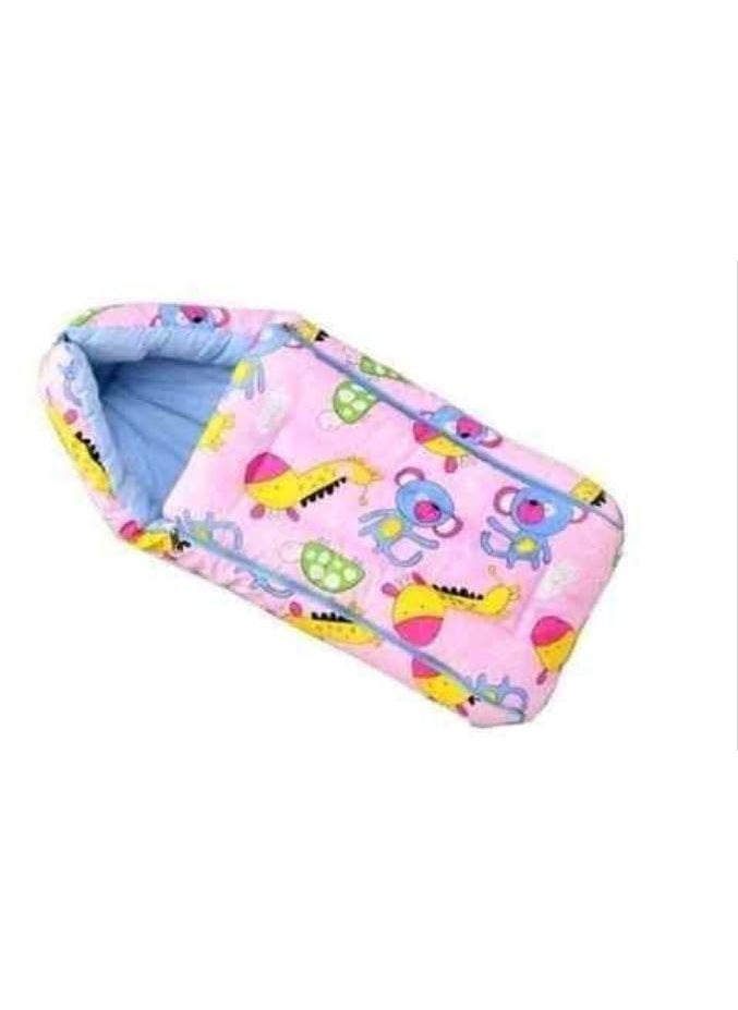 Bezzilish Home 0_6 Month New Born Baby Unisex Cotton Carry Bag 3 in 1 Baby Bed Carry nest for Infant teady Girafe Special for New Born Baby 0 to 6 Month Multicolor_01