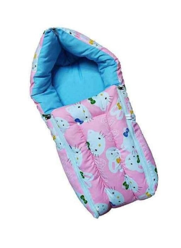 ELSTONE Home 0_6 Month New Born Baby Unisex Cotton Carry Bag 3 in 1 Baby Bed Carry nest for Infant teady Girafe Special for New Born Baby 0 to 6 Month Multicolor 5