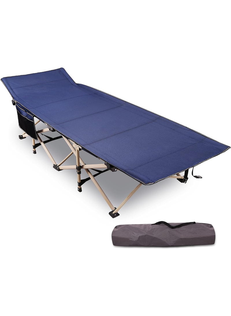 MAHVIW Folding Outdoor Travel CotClassic Grey Lightweight Portable Heavy Duty Adult and Kids Travel Cot with Large PocketPerfect for Hiking Camping Pack of 1