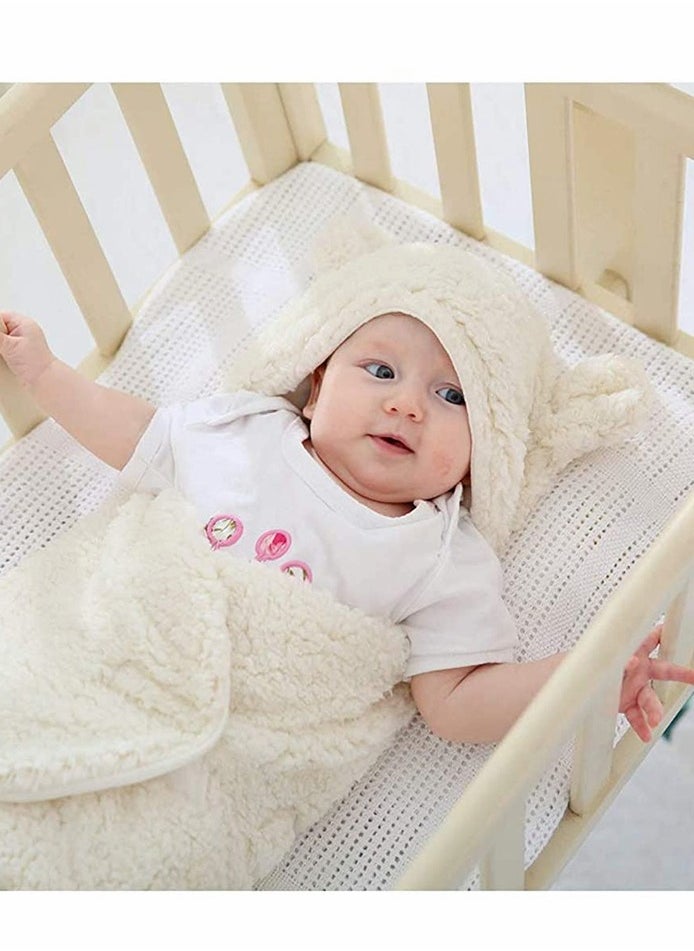 Plush Baby Swaddle Blanket for Newborns Soft Sleep Sack Ideal for Infants 0 to 6 Months Perfect Baby Shower Gift