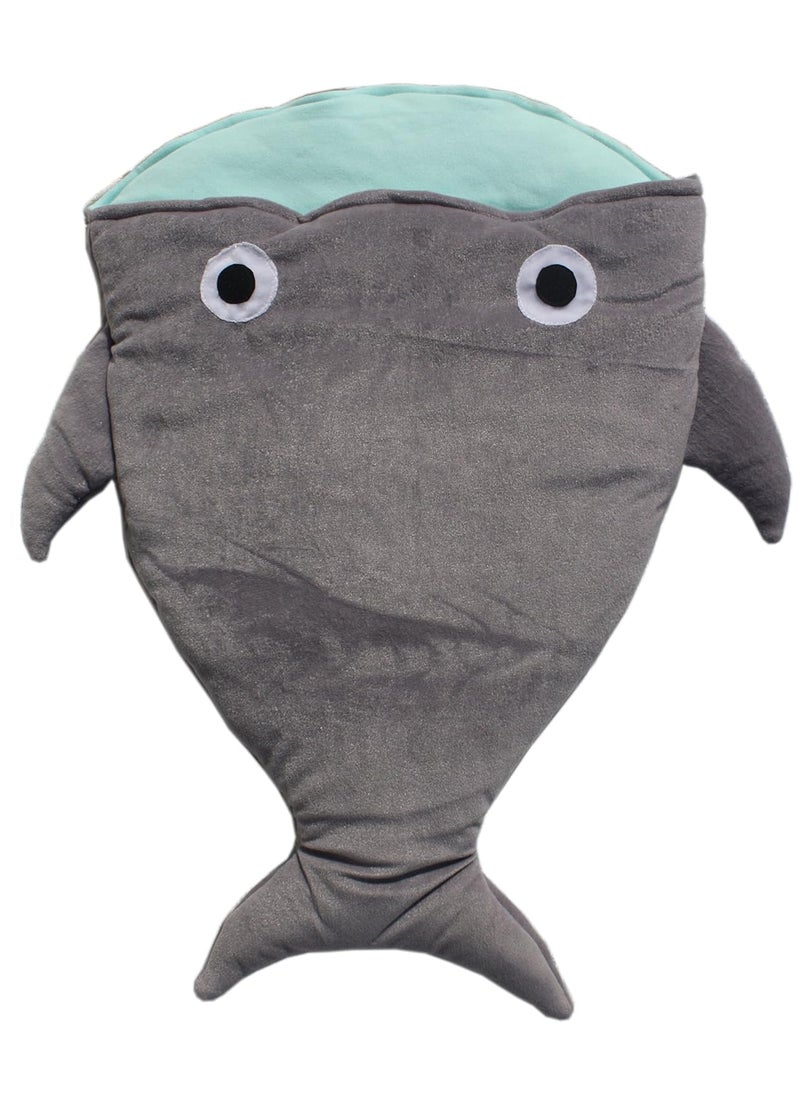 Amardeep Baby Fish Sleeping Bag Cum Baby Carry Bag Grey