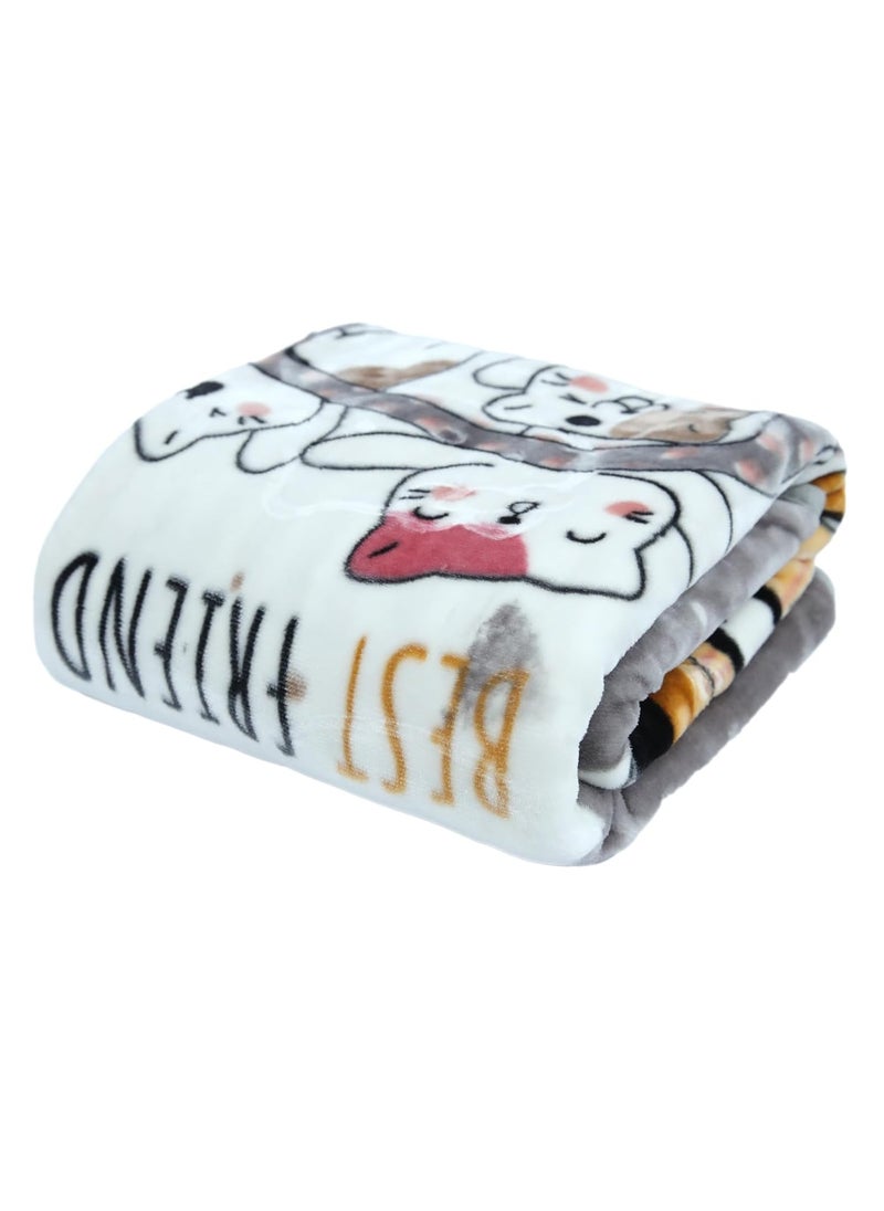 OMAJA HOME New Baby Blanket for 0 to 12 Months Baby All Season Ultra Soft Fabric with Satin 2 Layer New Born Baby Blanket Special for Gift Purpose Multicolor_02