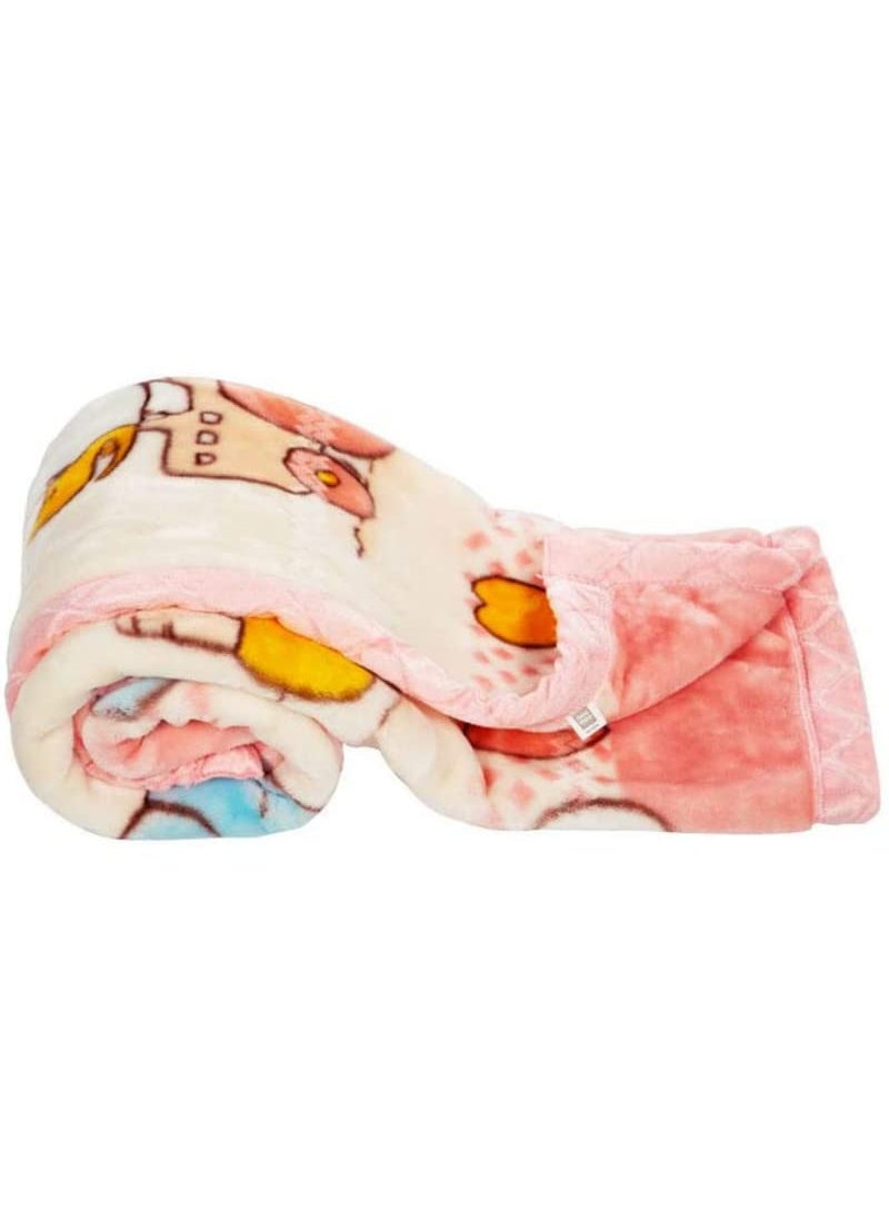 OMAJA HOME New Born Super Soft Baby Blanket Cloudy 2 Layered Blanket for Baby Boys Baby Girls Babies Multiclor 02 Year Multi13